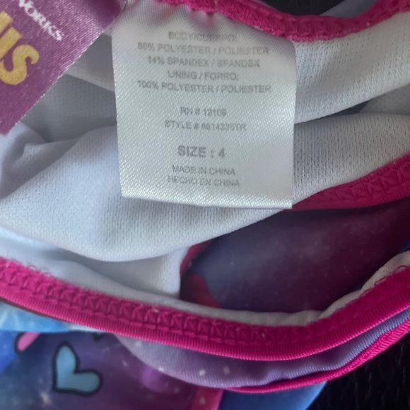 Trolls bathing suit. Excellent condition. - Picture 3 of 5